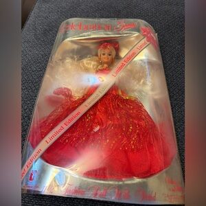 1989 Limited Edition Celebration Sandi Red Gown Doll